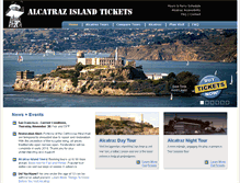 Tablet Screenshot of alcatrazislandtickets.com